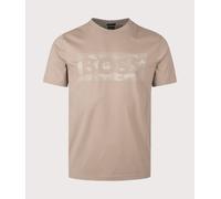 Boss Globe Logopattern 10278673 Short Sleeve T-shirt Brown L Men