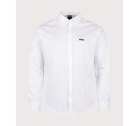 BOSS Wrinkle-resistant shirt in cotton jersey with natural stretch - Style ST_Motion L, 50555946 White L