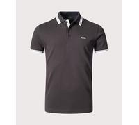 Boss Green Paddy Curved Mens Polo - Black - Size Large