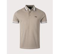 Boss Paddy 10241663 Green Short Sleeve Polo Beige M Men