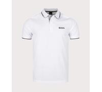 Boss Paddy Pro 10226584 Green Short Sleeve Polo White XL Men