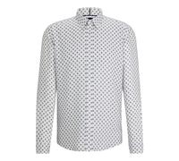 BOSS Men's Regular Fit Printed Oxford Shirt 50513389 White