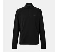 Boss Mens Regular Fit Raglan Sleeve Zip Neck Sweatshirt in Black - Size 2XL