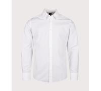 BOSS Mens Regular Fit Relegant 6 M Shirt - Colour: 100 White - Size: Large