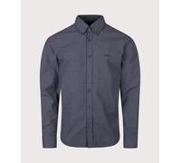BOSS Mens Regular Fit Rickert M Shirt - Colour: 404 Dark Blue - Size: Medium