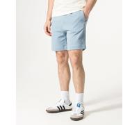 Boss Cotton-Terry Shorts with Logo Patch - Light/Pastel Blue