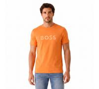 Boss Mens Regular Fit Short Sleeve Cotton T-Shirt 50491706 - Orange - Size X-Large