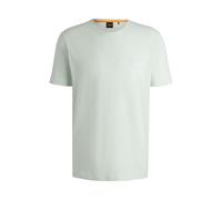 BOSS Mens Tales Logo-Patch T-Shirt in Cotton Jersey