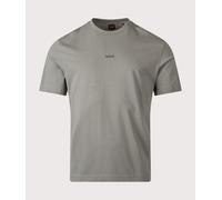 BOSS Mens Regular Fit TChup T-Shirt - Colour: 077 Open Grey - Size: Medium