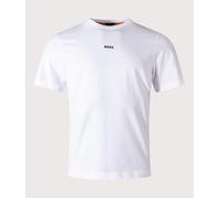 BOSS Mens Regular Fit TChup T-Shirt - Colour: 100 White - Size: XL