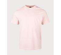 BOSS Orange TChup Mens Crew Neck Small Logo T-Shirt - Open Pink 690