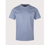 BOSS Mens Regular Fit Te Interlock T-Shirt - Colour: 424 Medium Blue - Size: Medium