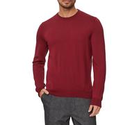 BOSS Men's Regular Fit Virgin Wool Sweater With Logo Botto 50476364 Bordeaux