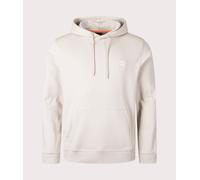 BOSS Mens Logo Patch Hoodie Light Beige XXL