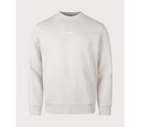 BOSS Mens Relaxed Fit WeSmall Crew Sweatshirt - Colour: 070 Open Grey - Size: Large