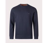 BOSS Mens Relaxed Fit Westart Sweatshirt - Colour: 404 Dark Blue - Size: XL