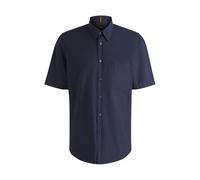 BOSS Mens Relegant 6-Short Regular-fit Shirt in Cotton poplin