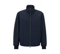 BOSS Mens Reversible Blousson Zip Through Blue Jacket DARK BLUE 50