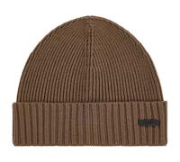 BOSS Men's Ribbed Beanie In Virgin Wool Fati 50495306 Color Mud