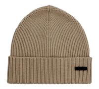 BOSS Men's Ribbed Hat In Virgin Wool Fati 50495306 275 Sand Color