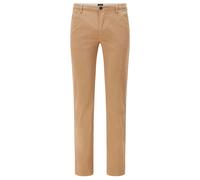 Boss Mens Rice 1-D Trousers in Beige Cotton - Size 28W/32L