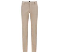 Boss Mens Rice3-D Chino Trousers in Beige Polycotton - Size 30W/32L