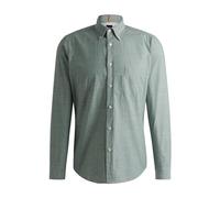 BOSS Mens Rickert M Regular-fit Shirt in Cotton Dobby