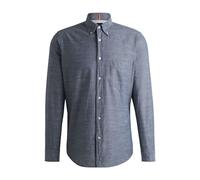 BOSS Mens Rickert M Regular-fit Shirt in Cotton Dobby