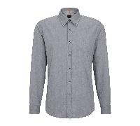 BOSS Mens Rickert Oxford Shirt Dark Grey DARK GREY-022 XXL