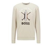 Boss Mens Ride The Wave Logo SweatshirtXXL Beige GT23468
