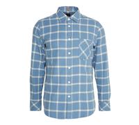 BOSS Mens Riou Light Pastel Blue Checked Flannel Shirt LIGHT PASTEL BLUE L