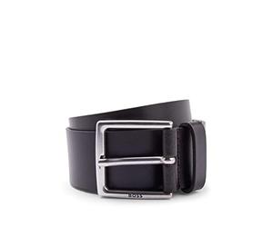 BOSS Mens Rummi Sz40 Italian-leather belt with antique-effect hardware