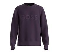 BOSS Men's Salbo Sweatshirt, Open White, XL