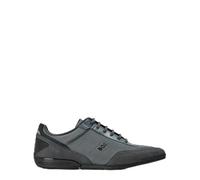 BOSS Mens Saturn Low Top Trainers Grey/Black 030 8