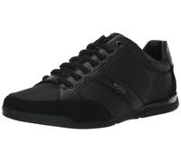 BOSS Men's Saturn Profile Low Top Sneaker, Black, 11 UK