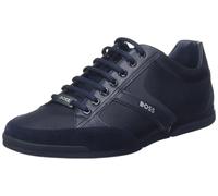 BOSS Men's Saturn Profile Low Top Sneaker, Dark Blue, 11 UK