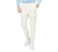 BOSS Mens Schino-Shyne Tapered-fit Trousers in Stretch-Cotton Corduroy White