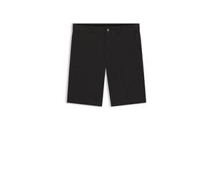 BOSS Mens Schino-Slim-Short ST Slim-fit Regular-Rise Shorts in Stretch Cotton Black