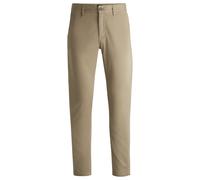 Boss Mens Schino Taber 1 D Trousers in Brown Cotton - Size 30W/32L