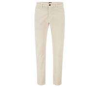 Boss Mens Schino Taber Trousers in White Cotton - Size 32W/34L