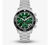 BOSS Sealiner Men's Chronograph Green Dial & Stainless Steel Bracelet Watch