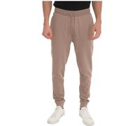 BOSS Mens Sestart Cotton-Terry Tracksuit Bottoms with Logo Patch