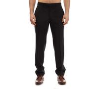 Boss Mens Shout Trousers in Black Wool - Size 40W/34L