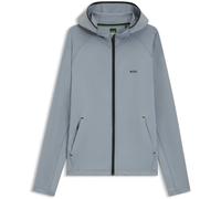 Boss Mens Sicon Active Moisture Managing Hoodie in Dark Grey - Size Medium