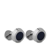 Boss Mens Simony Polished Business Cufflinks - Navy - One Size - Navy - 100% Mixed