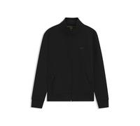BOSS Green Skaz Mens Stretch-Cotton Full Zip Sweatshirt with Logo Print NOS - Black - Size X-Large