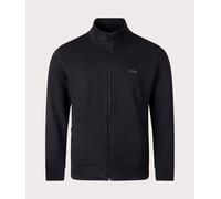BOSS Green Skaz Mens Stretch-Cotton Full Zip Sweatshirt with Logo Print NOS - Black - Size Medium