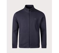 BOSS Green Skaz Mens Stretch-Cotton Full Zip Sweatshirt with Logo Print NOS - Dark Blue - Size Large