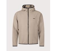 BOSS Mens Slim Fit Commuter Pro Zip Through Hoodie - Colour: 334 Light/Pastel Green - Size: Medium
