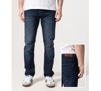 BOSS Mens Delaware BO Pure-Blue Slim-fit Jeans in Comfort-Stretch Denim
